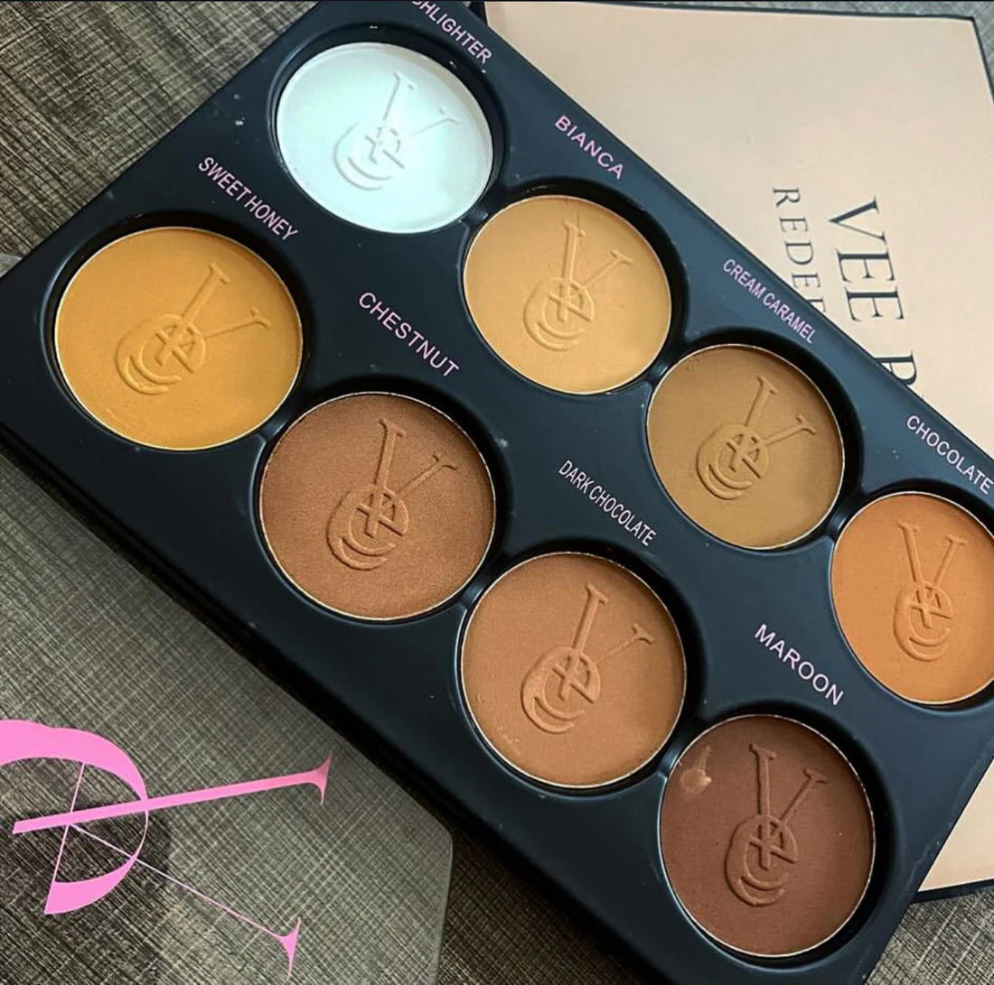 Vee Beauty 8-in-1 Powder Palette